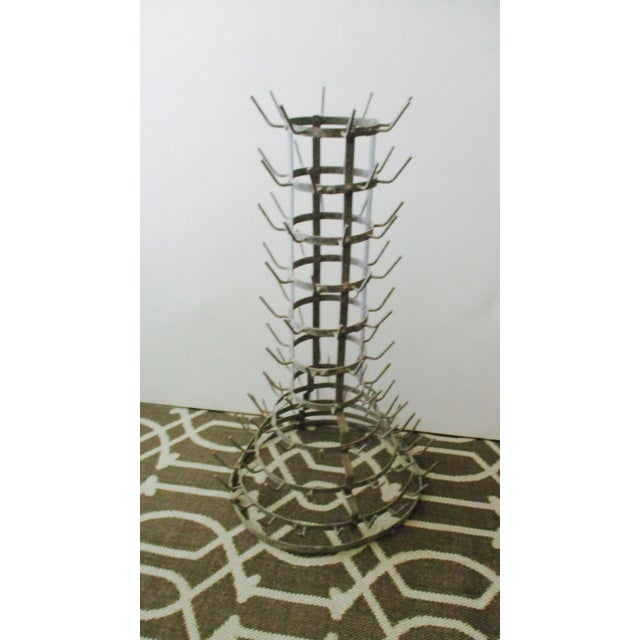 Metal Marcel Duchamp Modernist Sculpture French Wine Bottle Drying Rack Marcel For Sale - Image 7 of 11