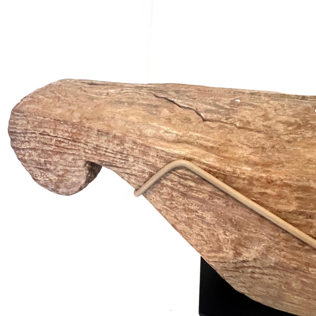 Wood Tribal Slit Drum Sculptural Accent Piece For Sale - Image 13 of 18