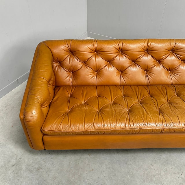 Artifort Vintage Three-Seater C610 Sofa by Geoffrey Harcourt for Artifort, 1970s For Sale - Image 4 of 13