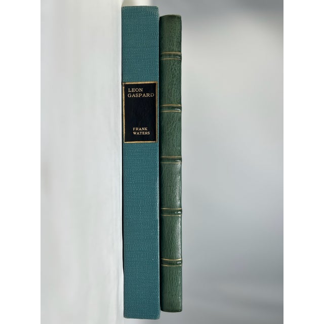 American Mid 20th Century Finely Bound Quarto, Signed Frank Water's Leon Gaspard, Ltd. Ed. - 1 Book For Sale - Image 3 of 10