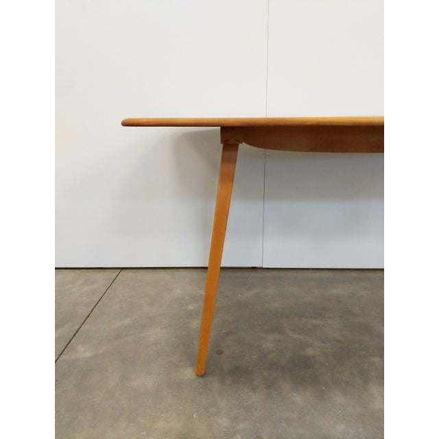 Vintage Plank Dining Table Attributed to Ercol For Sale In New York - Image 6 of 8