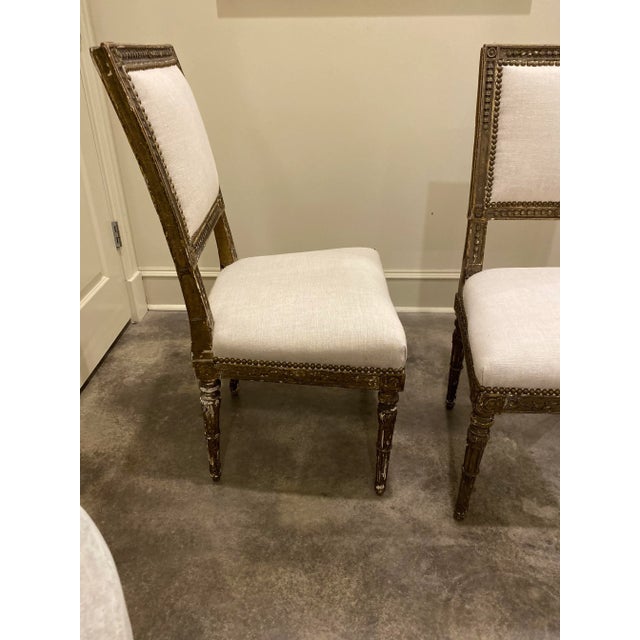 Early 20th Century Antique Italian Accent Chairs - Pair For Sale - Image 4 of 8