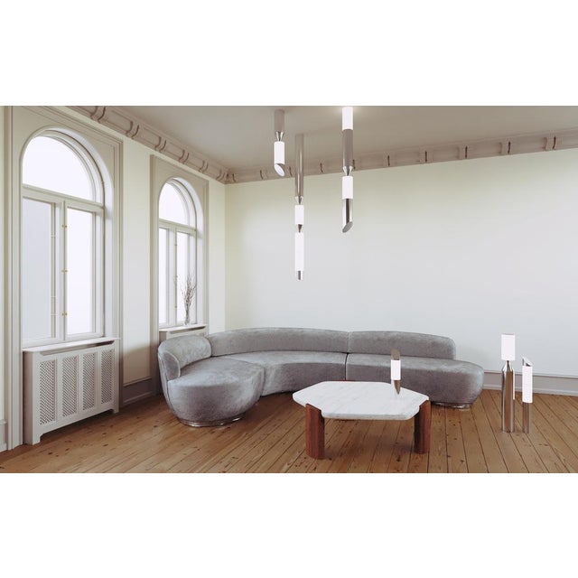 Metal Gwen Led Chandelier by Ovature Studios, Set of 3 For Sale - Image 7 of 10