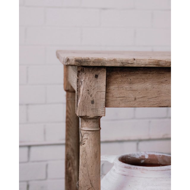 Mid 19th Century Mid 19th Century Antique French Oak Drapers Table For Sale - Image 5 of 7