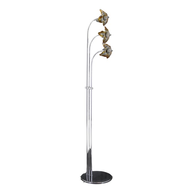Floor Lamp in Murano Glass, Italy, 1980s For Sale