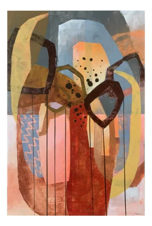 Anna Masiul-Gozdecka, A Calyx, 2024, Acrylic on Canvas