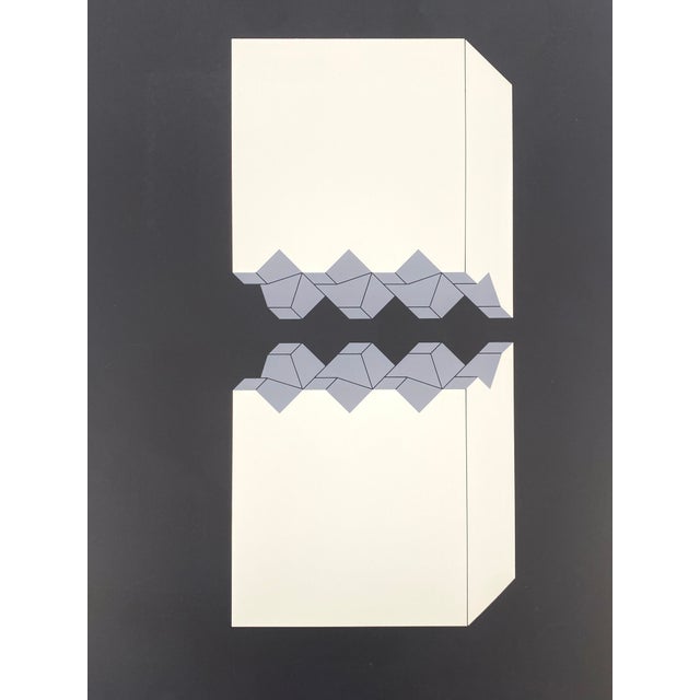 Erwin Heerich, Composition, Color Screen Print, 1973 For Sale - Image 4 of 13