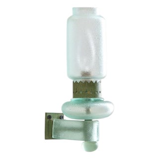 1940s Italian Corroso Glass Sconce Attributed to Flavio Poli for Seguso No. 02 For Sale