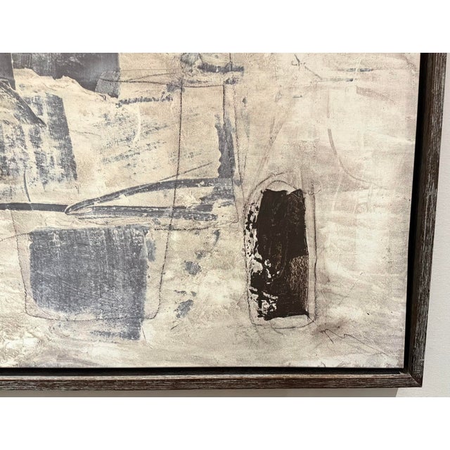 Revelation Abstract Modern Boom Town Framed Giclee on Canvas For Sale In Atlanta - Image 6 of 6