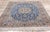 Blue Vintage Blue Persian Wool & Silk Nain Rug, 03'11 X 06'03 For Sale - Image 8 of 9