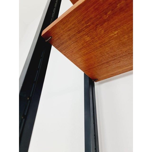Vintage Teak Library Book Shelf-System by Jussi Peippo for Asko, 1960s For Sale - Image 9 of 12