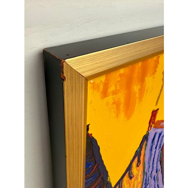 1986 Van Johnson “Van’s Road” Original Acrylic Painting, Arles, France For Sale - Image 10 of 12