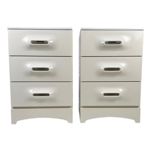 Vintage Chest of Drawers by Marc Held for Prisunic, 1970s, Set of 2 For Sale