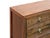 Wood 47" Brown Wood Grain Pattern Drawers Console Side Altar Table For Sale - Image 7 of 14