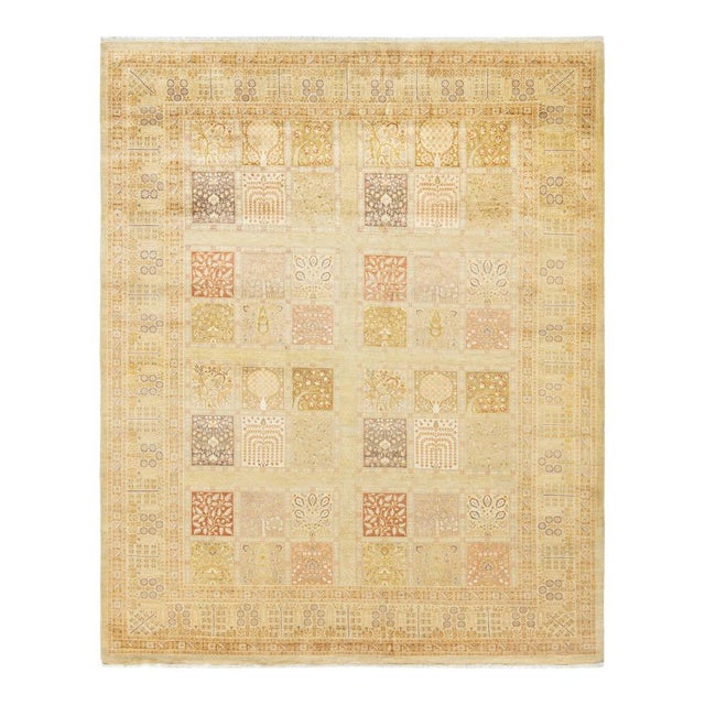Mogul Collection Hand-Knotted Area Rug - Ivory 8' 5" x 10' 4" For Sale - Image 9 of 9
