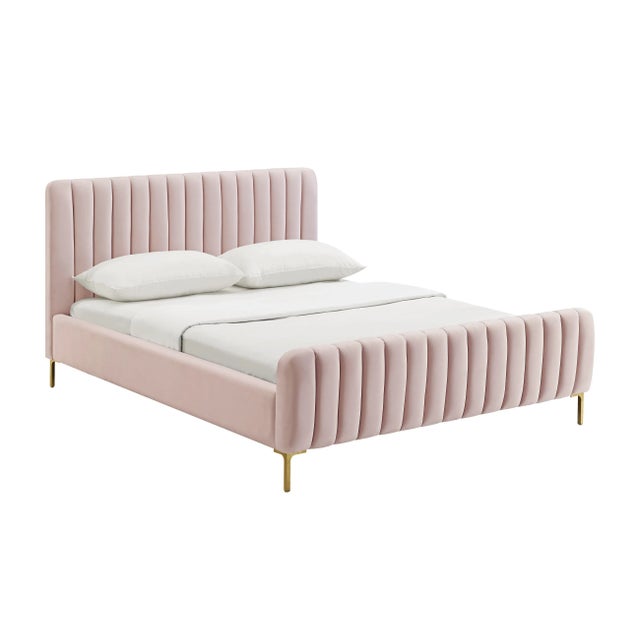 Blush Angela Blush Queen Bed For Sale - Image 8 of 8