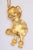 Mid-Century Modern 1950s Large Goldtone Poodle Pendant Necklace For Sale - Image 3 of 4