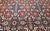 Vintage Persian Tabriz Afshan Rug, Hand-Knotted Wool, Allover Geometric Caucasian Kuba Pattern, Navy & Red, 7x10 For Sale In Chicago - Image 6 of 18
