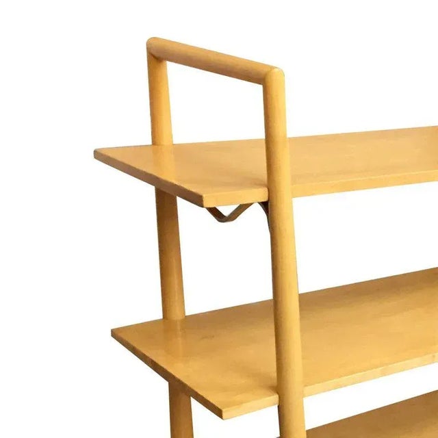 Wood Swedish Midcentury Bookshelf by Edmond Spence For Sale - Image 7 of 8