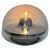 Silver Space Age Glass and Chrome Dome Table Lamp from VeArt, 1970s For Sale - Image 8 of 8