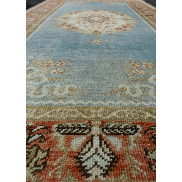 Early 21st Century Turkish Vintage Rug 3'9" x 6'11" #17946 For Sale - Image 5 of 8