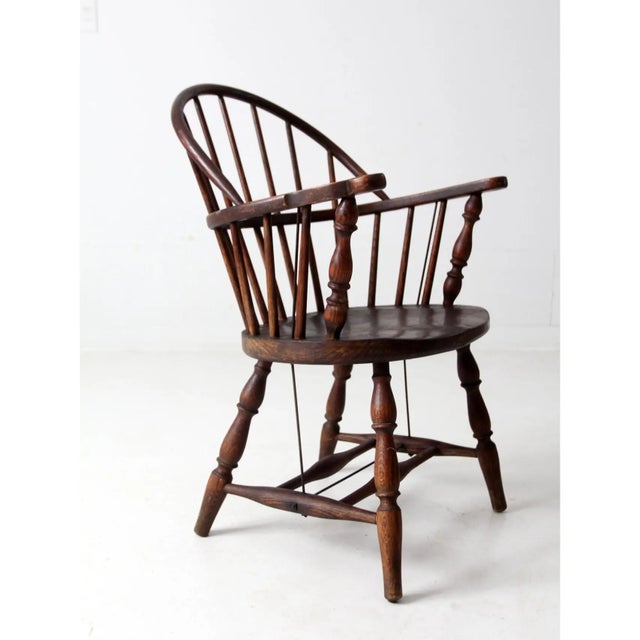 Antique Windsor Chair For Sale - Image 6 of 12