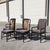 1980s Postmodern Dining Chairs by Bernhardt, Black Lacquer & Birdseye Maple, Set of 6, 1980s For Sale - Image 5 of 18