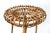 Italian Bamboo & Wicker Stool, 1950s For Sale - Image 10 of 15