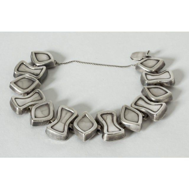 Silver Bracelet from Atelier Borgila, 1958 For Sale - Image 4 of 8