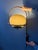Plastic Mid-Century Space Age Mushroom Arc Wall Lamp from Herda For Sale - Image 7 of 13