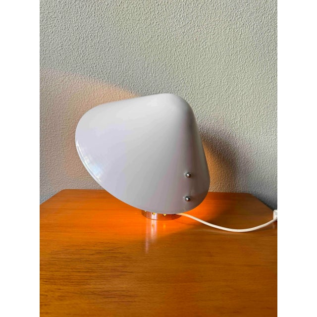 Chioccio White Aluminum & Chrome Table Lamp by Sergio Mazza for Quattrifolio, Italy, 1970s For Sale - Image 10 of 18