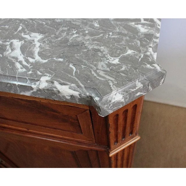 Wood Antique French Enfilade in Massive Cherry For Sale - Image 7 of 18