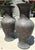 Bronze Monumental Pair Japanese Meiji Bronze Floor Vases Koi Fish, Lotus Flowers & Lily Pads... For Sale - Image 8 of 18