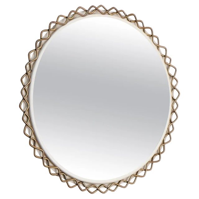 Mirror by Hans-Agne Jakobsson, Sweden, 1950s For Sale