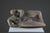 French Artist, Modernist Sculpture of a Reclining Female Nude, Reconstituted Stone For Sale - Image 10 of 18