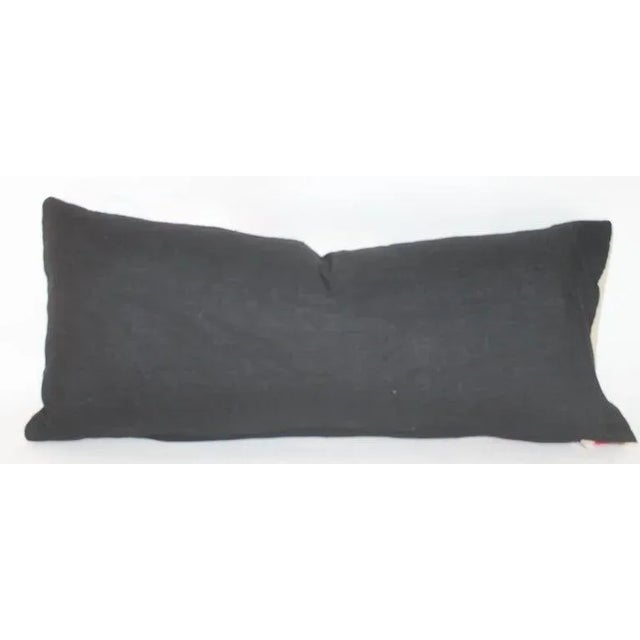 Woven Wool Bolster Pillow For Sale In Los Angeles - Image 6 of 6