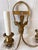 Antique Louis XIV Style Brass Bronze Two-Arm Wall Sconces Pair of Two For Sale In New York - Image 6 of 15