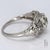 Mid-Century Modern Antique Platinum Ring With Old European-Cut Center & Diamond Accents - Size 5.75 For Sale - Image 3 of 6