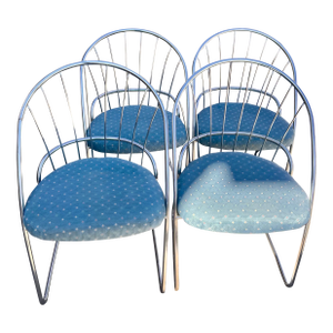 Four Mid-Century Modern Dining Chairs by Daystrom Furniture Co. 1978