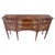 Traditional Broyhyll Bow Front Crotch Mahogany Banded Top Sideboard Buffet Console For Sale - Image 3 of 10
