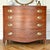 White Furniture Vintage White Fine Furniture Bow Front Bachelor Chest | Dresser | Federal Style For Sale - Image 4 of 11