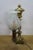 Antique Regency Brass Double Argand Hurricane Lamp Candlestick Candelabra Light For Sale - Image 4 of 18