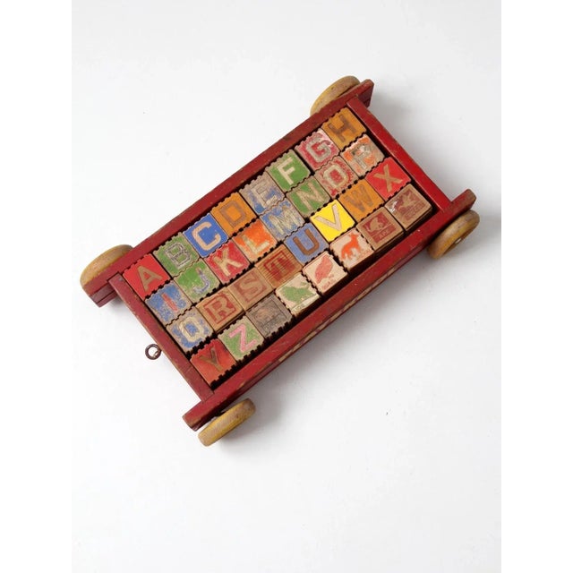 Vintage Playskool Toy Wagon For Sale - Image 6 of 10