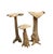 2000 - 2009 Set of Vintage Organic Teak Driftwood Mushroom Sculptures, 3 Pieces For Sale - Image 5 of 12