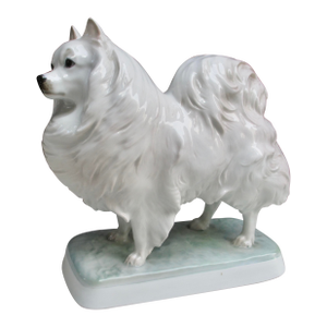 Rosenthal Porcelain Dog Spitz Circa 1925- 1935