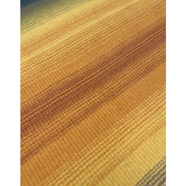 Mid-Century Modern Wool Wall Hanging Tapestry with Rentukka Colors Design by Ulpu Räty, Tampere, Finland, 1960s For Sale - Image 13 of 18