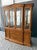 American Late 20th Century Thomasville Burled Walnut China Cabinet For Sale - Image 3 of 17