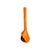 This striking mid-century freestanding fireplace channels 1970s design rebellion with its bold burnt orange porcelain...