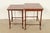 Wood Baker Furniture English Regency Walnut and Burl Wood Parquet Top Nesting Tables, Pair For Sale - Image 7 of 13