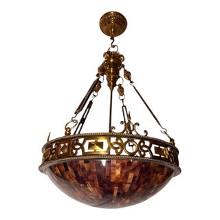 Late 20th Century Maitland Smith Empire Chandelier For Sale